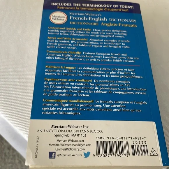 Barrons 201 French words & 291 French phrase flashcards and French dictionary - Picture 3 of 11